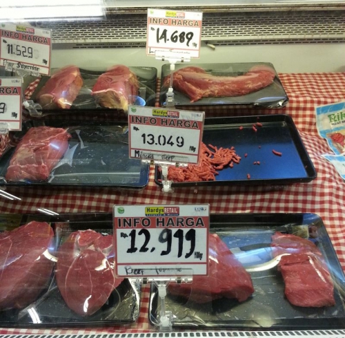 Мясо, фарш. Цены за 100 г