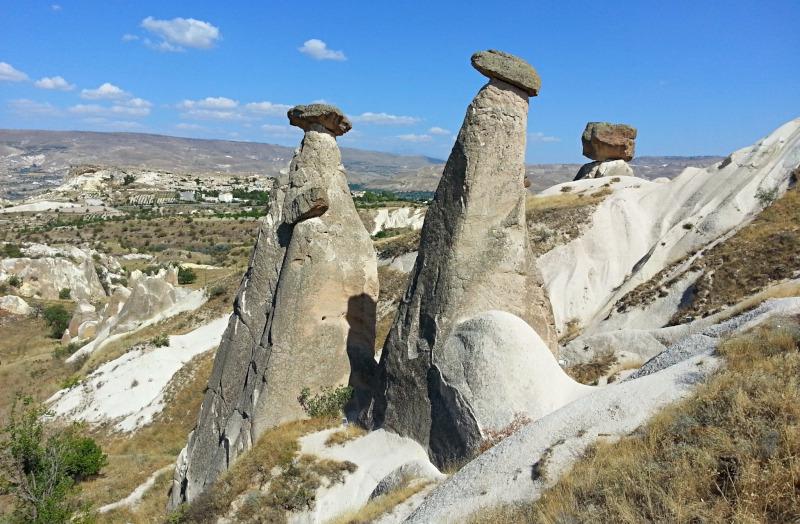 Каменные столбы Три Красавицы, Каппадокия